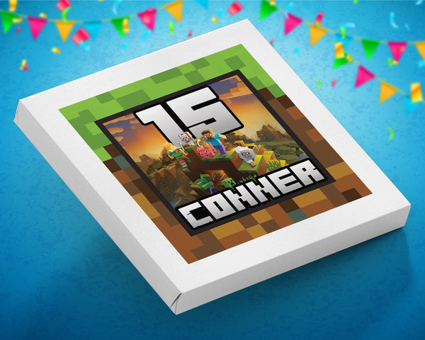 Super Birthday Set Minecraft order at the lowest price | Digital Files