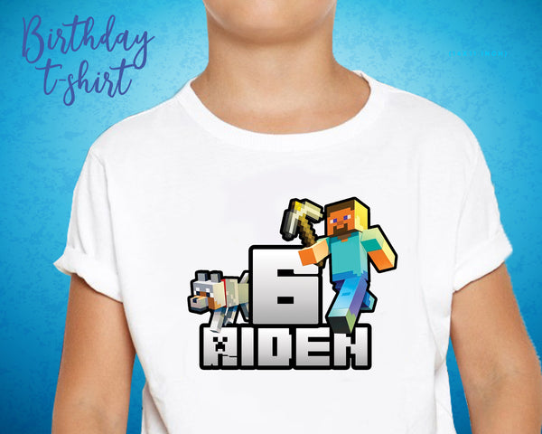 Super Birthday Set Minecraft order at the lowest price | Digital Files