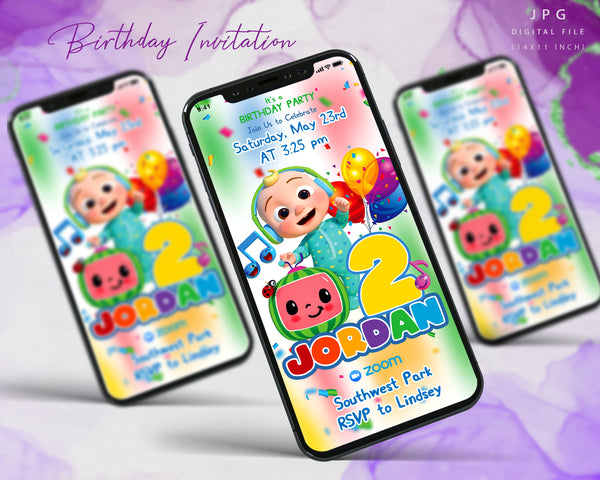 Super Birthday Set Cocomelon order at the lowest price | Digital Files