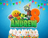 Plants vs Zombies Party Decor order at the lowest price | Digital Files