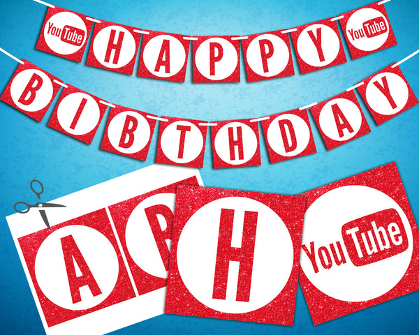 YouTube Party Decor order at the lowest price | Digital Files