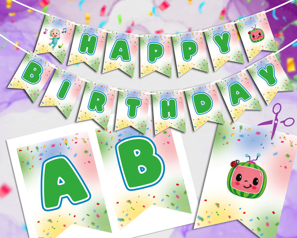 Super Birthday Set Cocomelon order at the lowest price | Digital Files